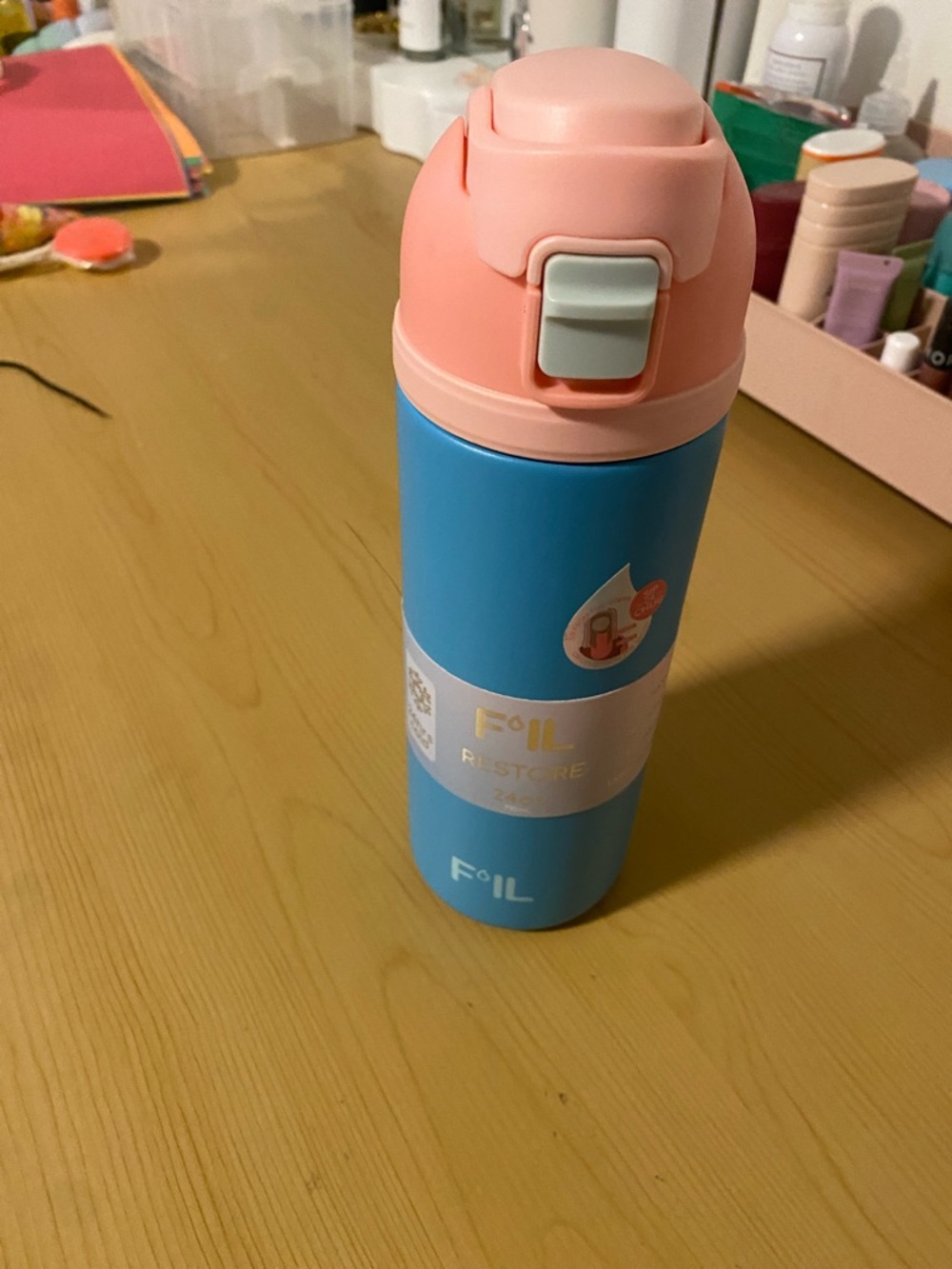 FOIL Kids Pink and Blue Stainless Water Bottle